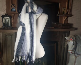 60s wool scarf; Finnish wool