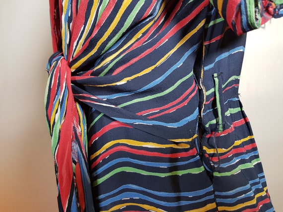 30s striped dress - image 2