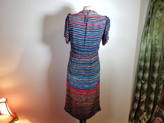 30s striped dress - image 6