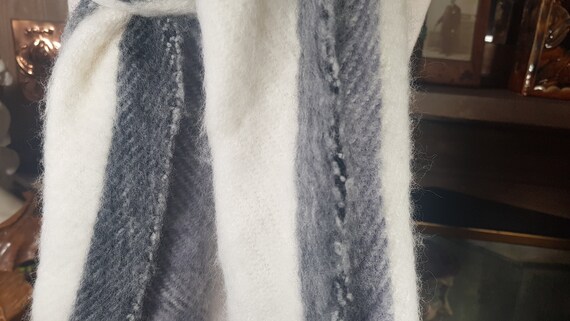 60s wool scarf; Finnish wool - image 5