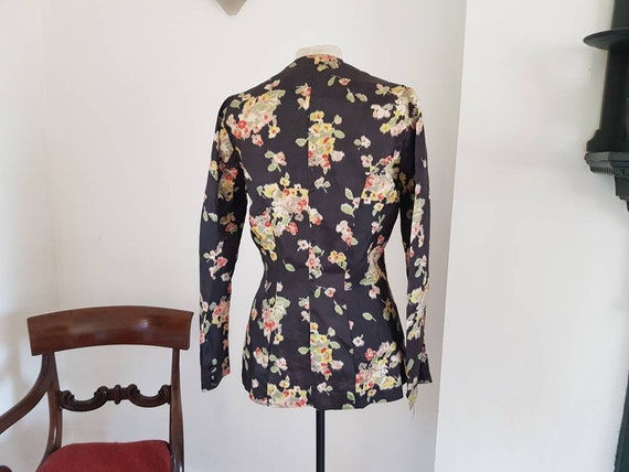 30s floral jacket or top - image 8