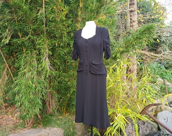 30s black dress