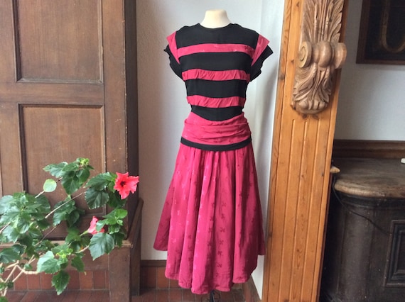 raspberry chiffon embellished maxi dress