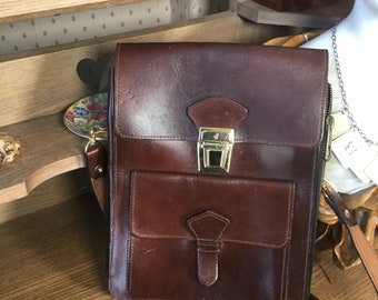 Leather Vintage Bag - Etsy