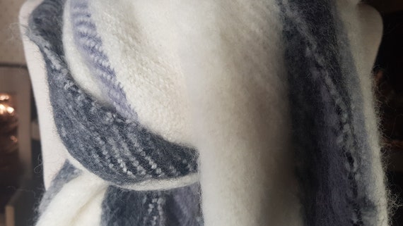 60s wool scarf; Finnish wool - image 4
