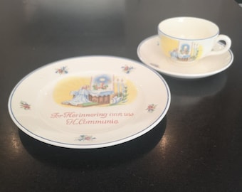 Communie ontbijtsetje van Societe Ceramique Maastricht