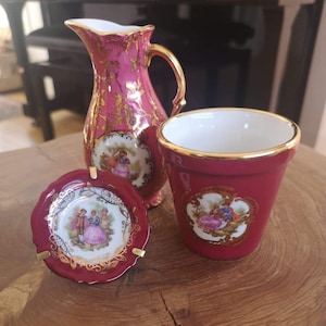 Vintage Limoges porselein miniatuur  verzameling