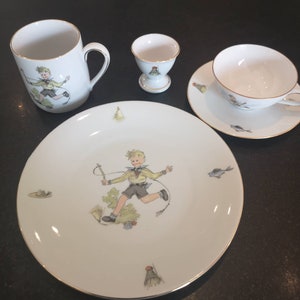 Bareuther Bavaria kinderservies vintage