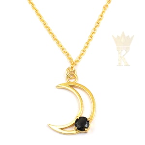Gemstone Gold Necklace Pendant,Designer Moon Style Round Shape Gemstone Pendant,Handmade Jewelry Pendant Necklace,Wedding Gift (31480)