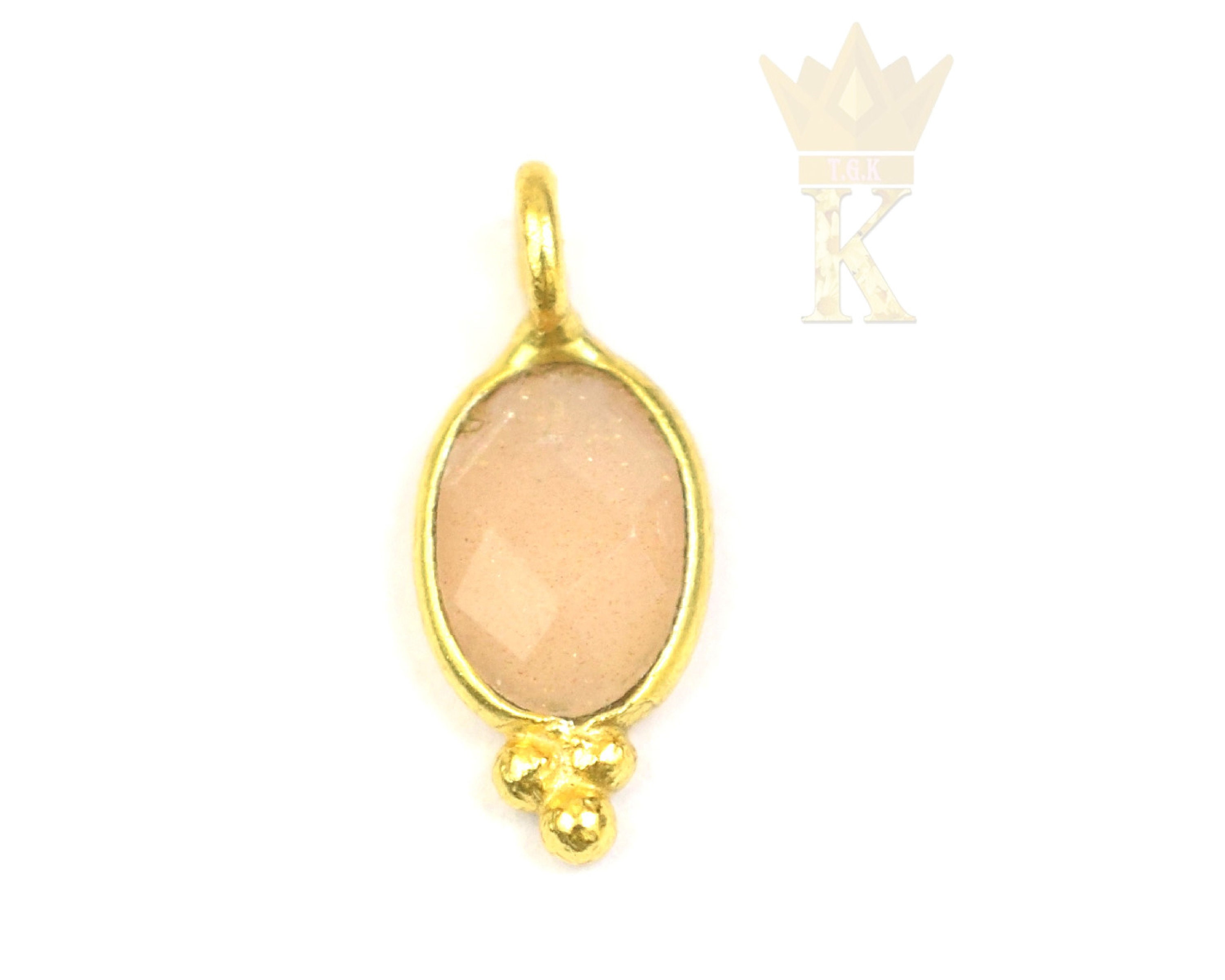 送料関税込【AMY O】Oval Gemstone Charm チャーム (3色) 国内発 送料関税込【AMY O】Oval Gemstone Charm チャーム (3色) 国内発