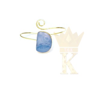 Druzy Verstellbare Armreifen - Vergoldete Bunte Edelstein Handgemachte Designer Armreif Schmuck für Geschenk