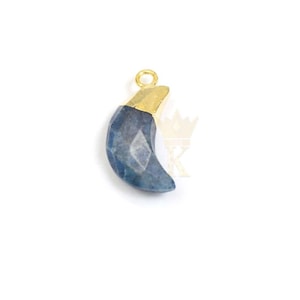 Moon Charms Pendant Gold Plated Moon Shape 10 X 16 MM Charms Pendant For Necklce Earring Making Selling By Per Piece