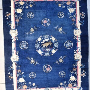 Antique Peking Chinese Oriental Rug 9‘3“ x 12‘0“ #8193