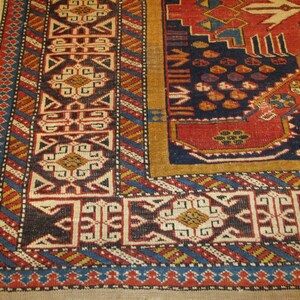 Antique Shirvan/Kuba Caucasian Oriental rug 47 X 64 7995 image 4