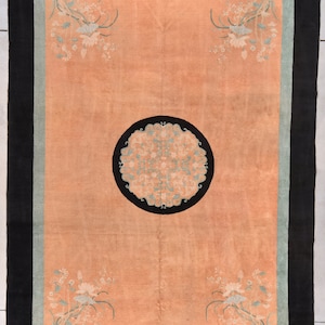 Fette Art Deco Chinese Rug 8’11” X 11’8”