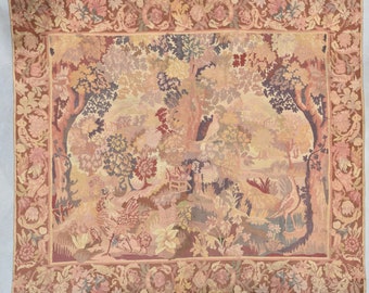 Antique Flemish Tapestry 6’6” X 7’2″ #8019