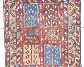 Antique Shirvan caucasian Oriental Rug #6733