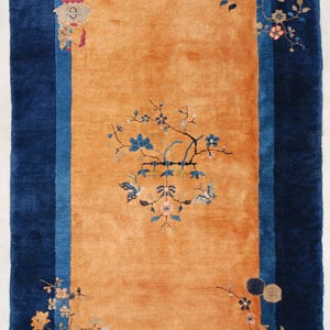 Vintage Art Deco Chinese Antique Oriental Rug #7443