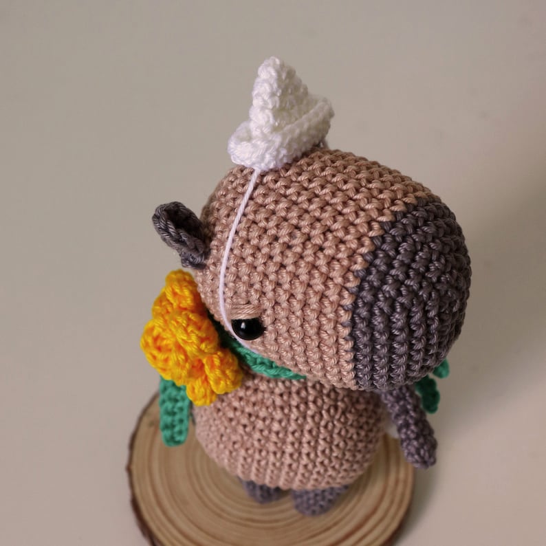 Bruna the Capybara Crochet Amigurumi Pattern by Maria Etsy Denmark