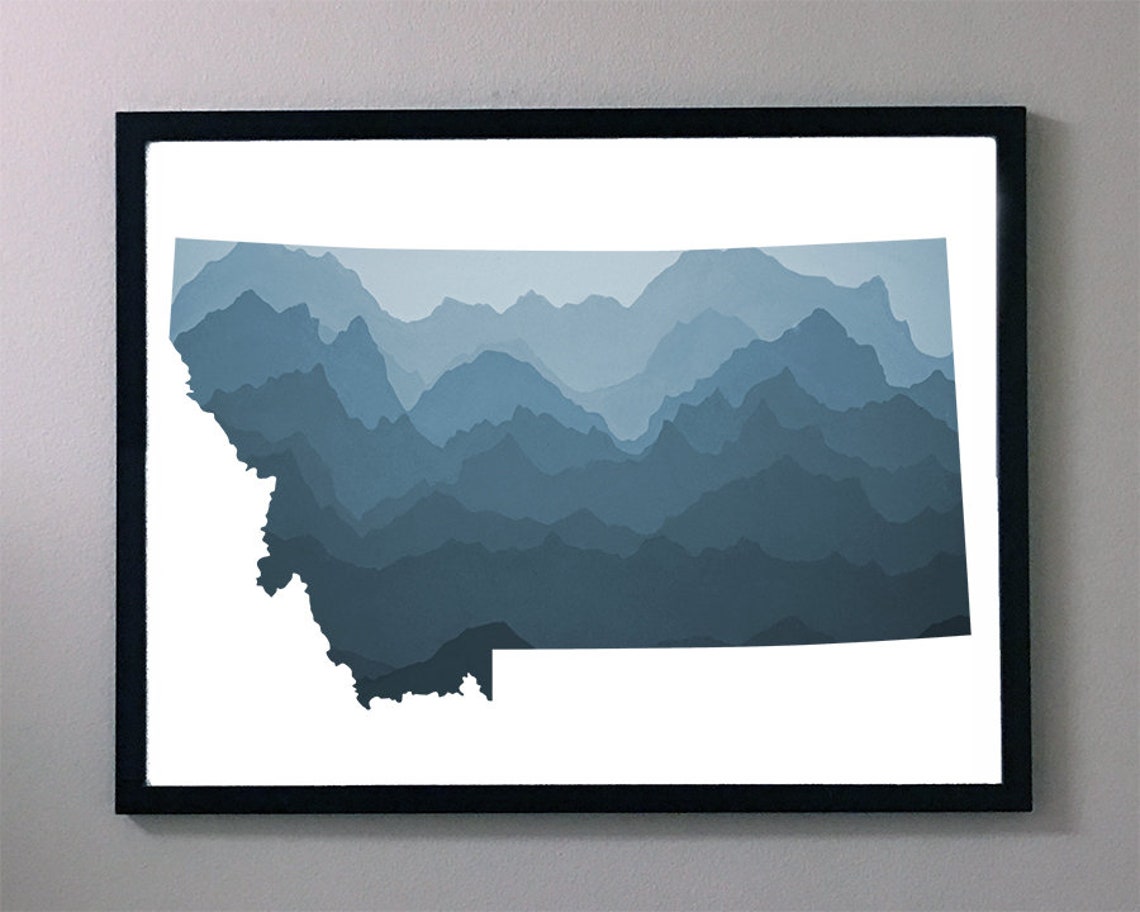 Montana Print - Etsy