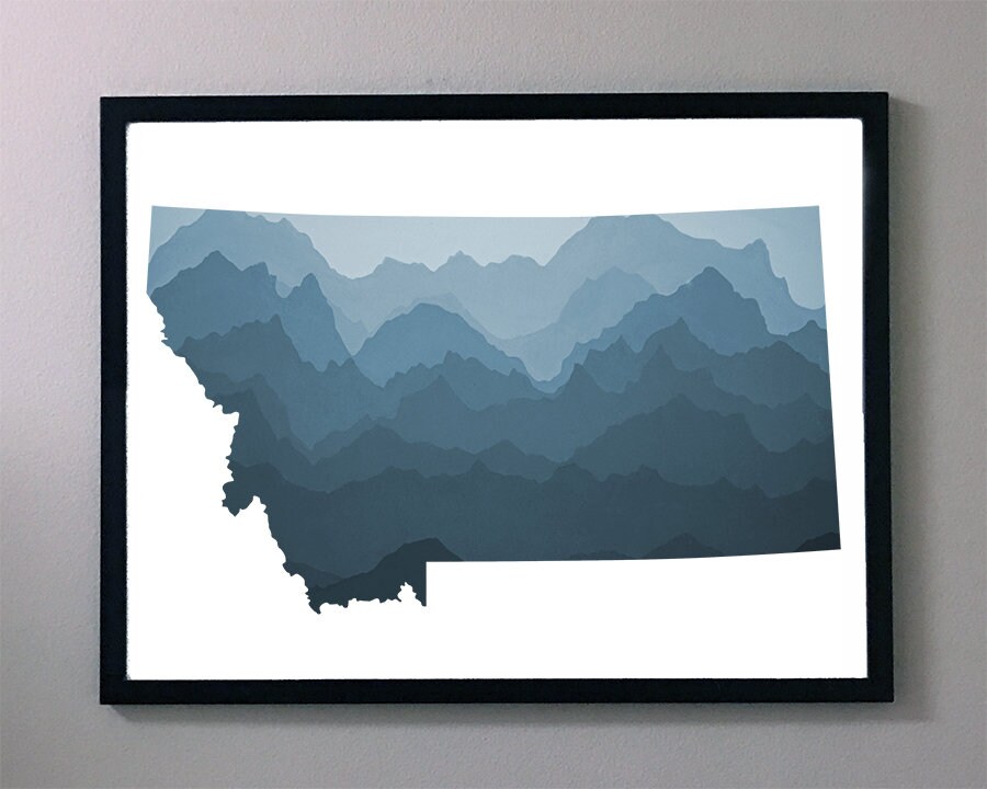 Montana Print - Etsy