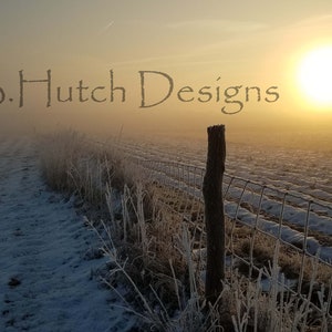 Frosted Field, Nature Photography, Wintry Photos, Rural Photography, Countryside Photos, Farm Country
