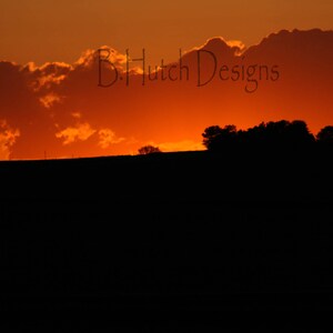 Sun Setting in Rural Iowa Farm, Nature Photography, Sunset Photos, Rural Photography, Countryside Photos, Farm Country, Wall Art, Home Decor