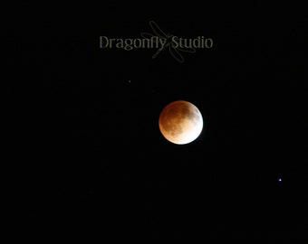 Full Moon Night Sky Photography Art (Digital Download)