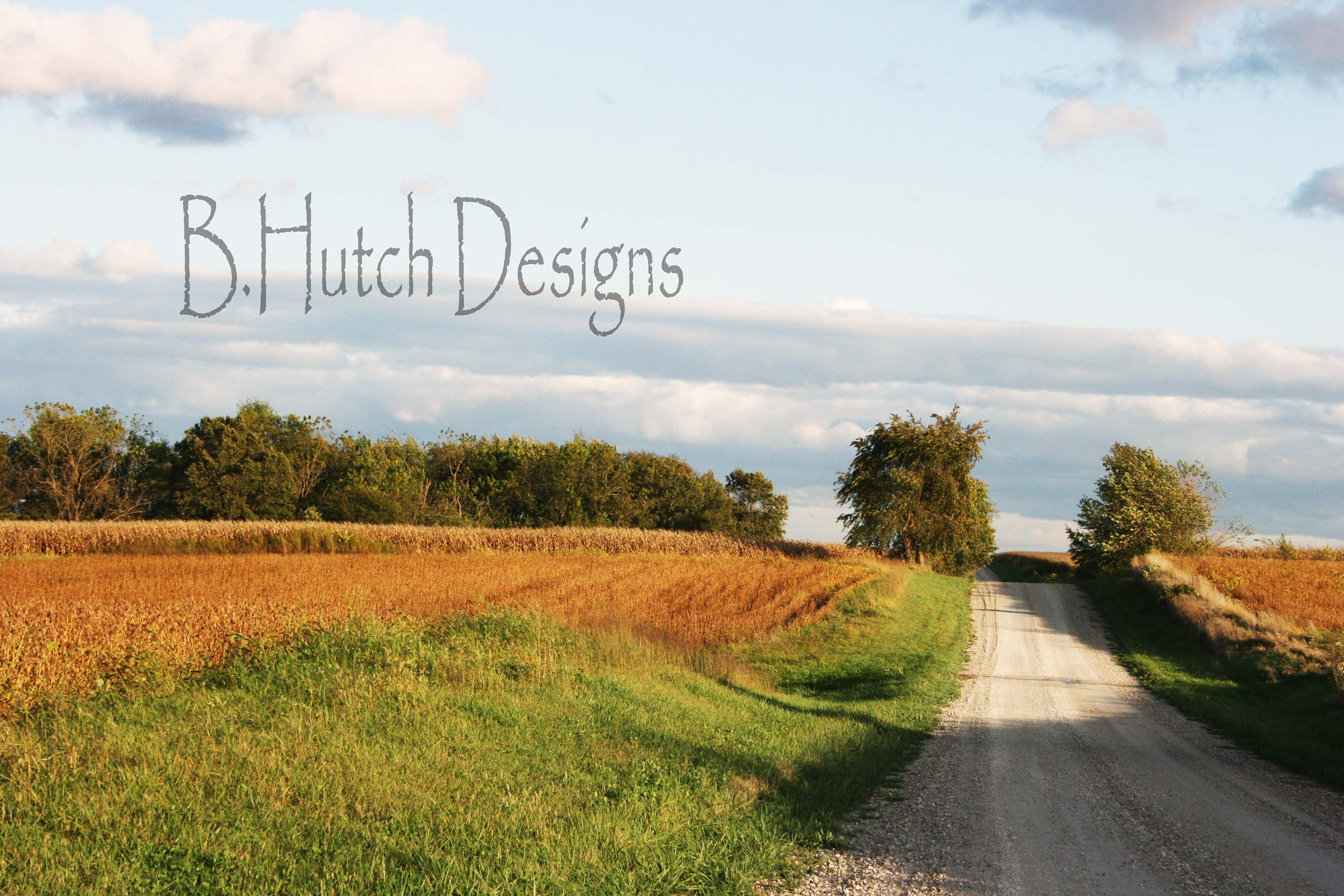 Land Schotterstrasse Bauernhof Ernte Landstrasse Fotografie Etsy