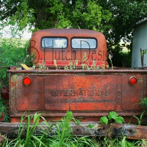 Old International Truck, Digital Downloads, Old Truck Photography, Vintage Truck, Home Decor, Wall Art