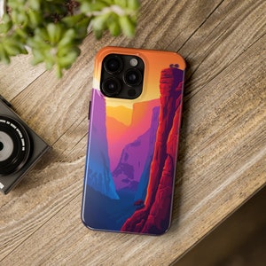 Vintage Mojave Desert Landscape Art Phone Case Tough Phone Case | custom Phone Cover | Protective Phone case | iPhone | Pixel | Samsung