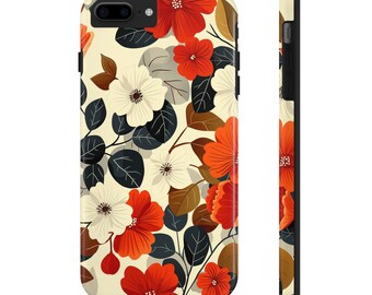 patrón de flores Samsung funda de teléfono patrón floral Funda de teléfono jardín Funda de teléfono flores naturaleza Funda de teléfono gran regalo para iPhone o Samsung