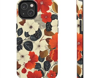patrón de flores funda de teléfono patrón floral Funda de teléfono jardín Funda de teléfono flores naturaleza Funda de teléfono gran regalo para iPhone o Samsung