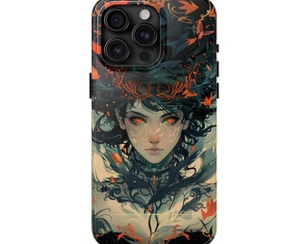 Vintage mystic anime devil demon boy Tough Phone Case | custom Phone Cover | Protective Phone case | iPhone | Samsung