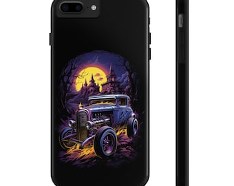 Hot Rod Tough Handyhülle im Halloween-Stil | benutzerdefinierte Ratrod Handyhülle | Schützende Handytasche | iPhone | Pixel | Samsung