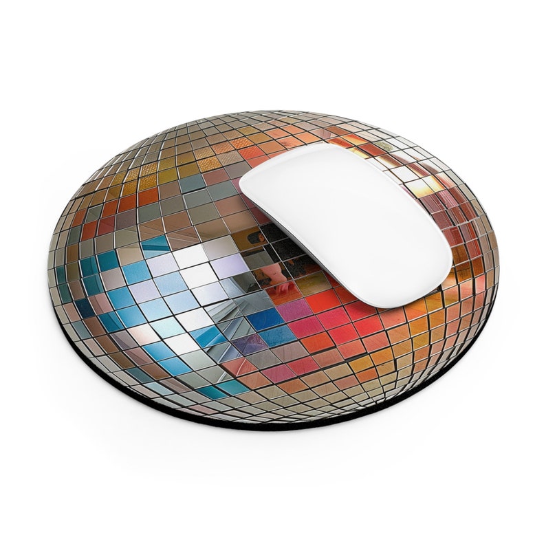 Rainbow Disco Ball Mouse Pad - Etsy