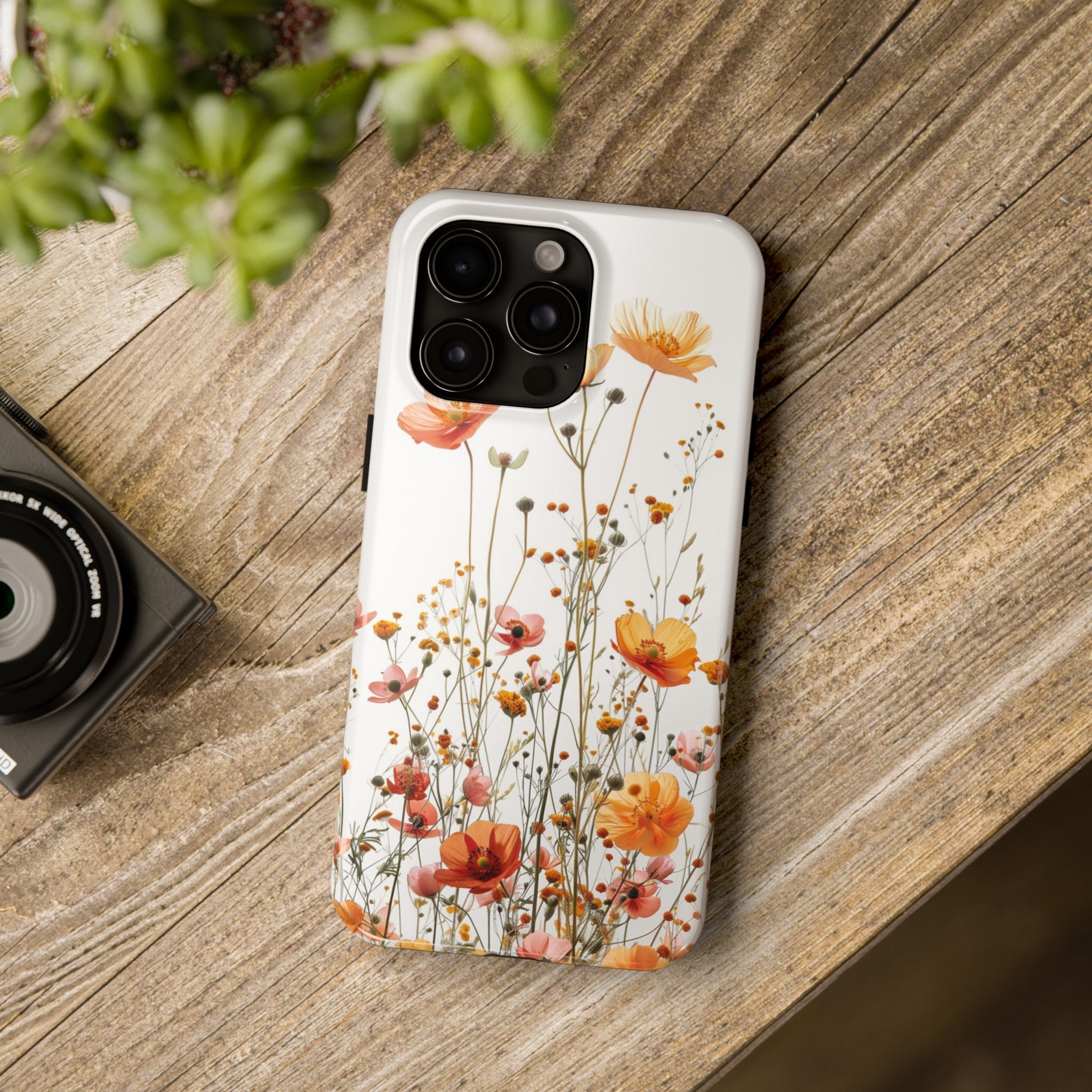 vintage wildflower, BOHO wildflowers Cottagecore botanical floral Phone Cover garden lover gift | iPhone | Samsung
