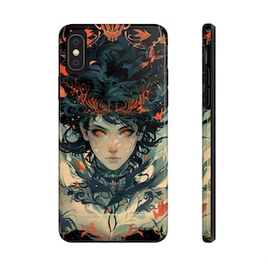 Vintage mystic anime devil demon boy Tough Phone Case | custom Phone Cover | Protective Phone case | iPhone | Samsung