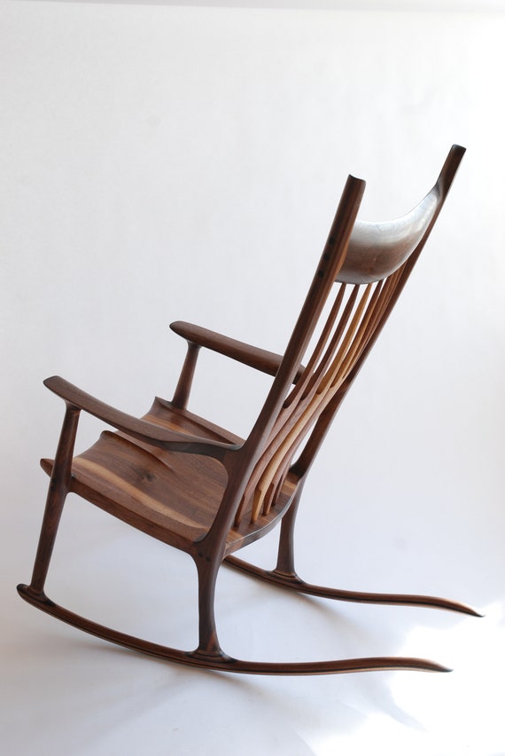 Rocking Chair Inspired by Sam Maloof Handmade Luxury Furniture