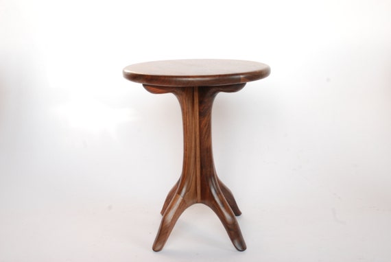 Small Pedestal Table Maloof Stile Handmade Black Walnut Etsy UK
