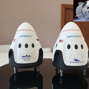 SpaceX Axiom-1 Crew Dragon Capsule modèle KIT - réplique - France Vendeur - Livraison rapide!  4 - 6 - 8 pouces