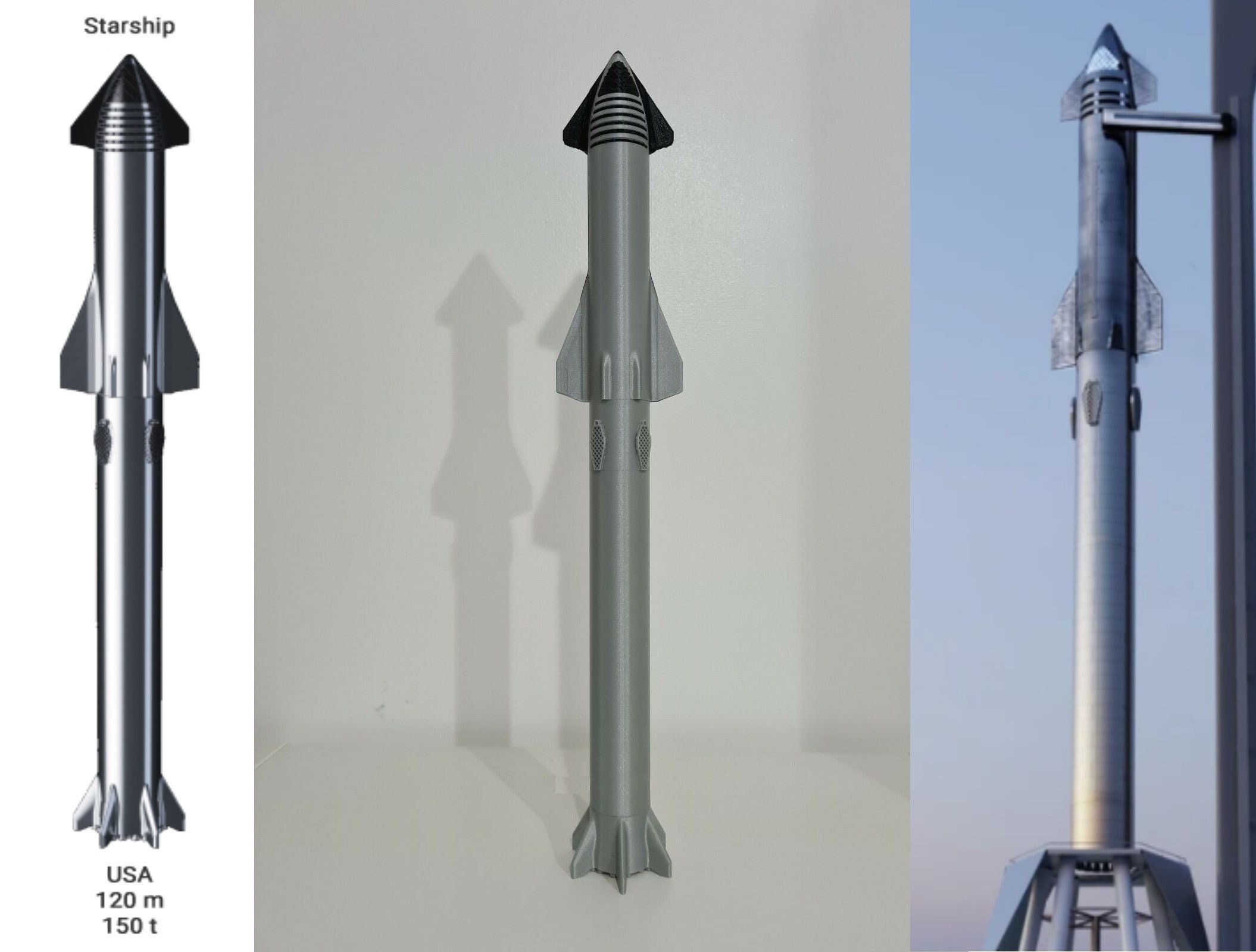 SF・ファンタジー・ホラー SpaceX Hotstage Booster upgrade kit