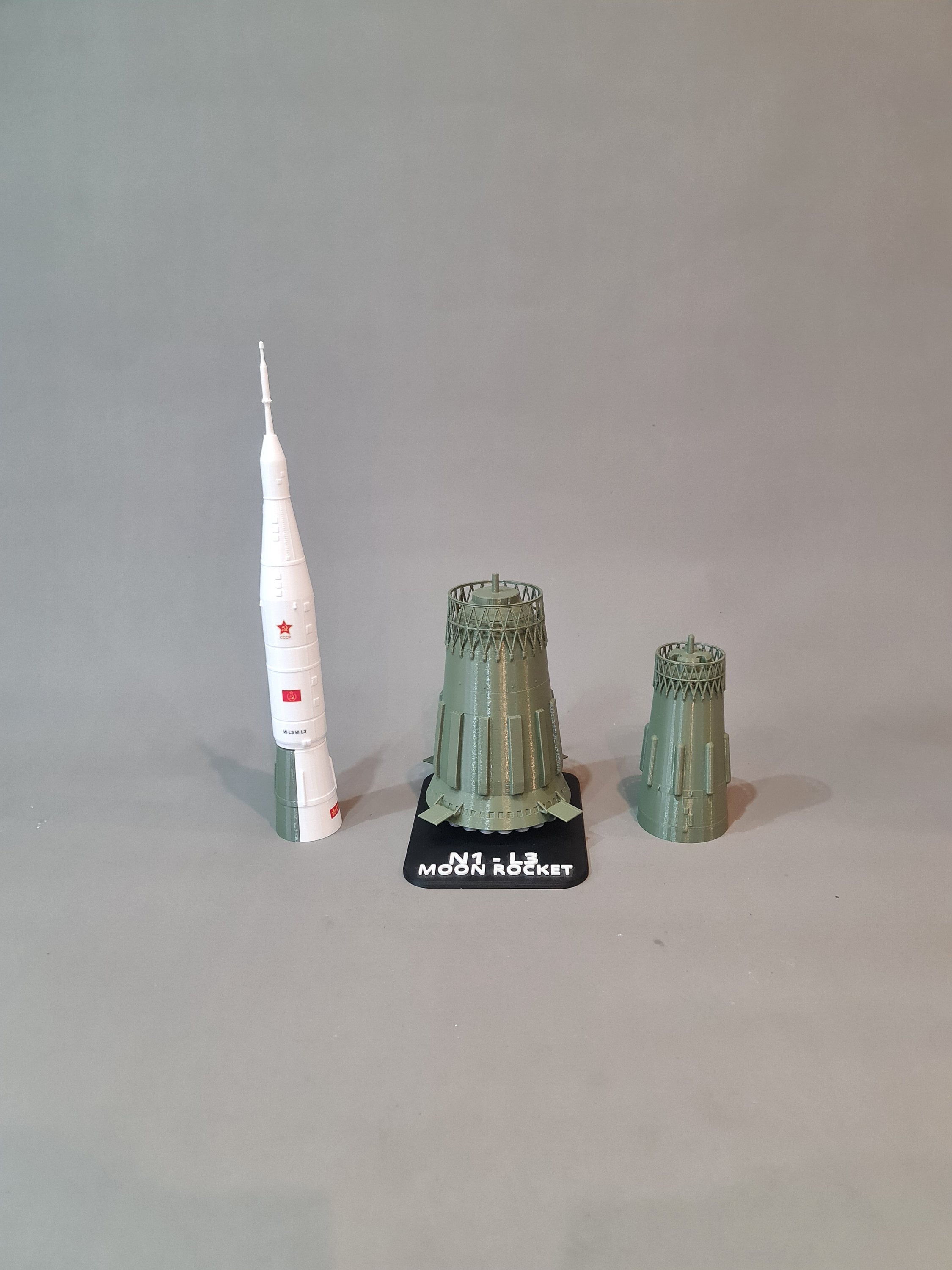 N1 - Soviet - Moon Rocket N1/L3 - 1:144 Scale - 71cm/28inch - OKB