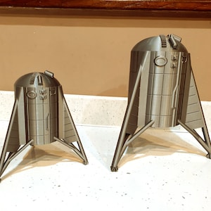 SpaceX Starship Starhopper 200mm 8inch échelle 1:100 | Grand modèle d&#39;affichage | Meilleur prix | Expédition rapide