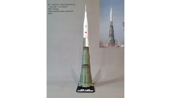 N1 - Soviet - Moon Rocket N1/L3 - 1:144 Scale - 71cm/28inch - OKB