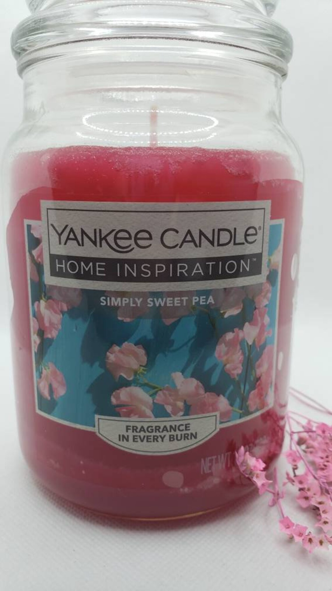 RARE Yankee Candle/Home Inspir Simply Sweet Pea Candle Jar Etsy