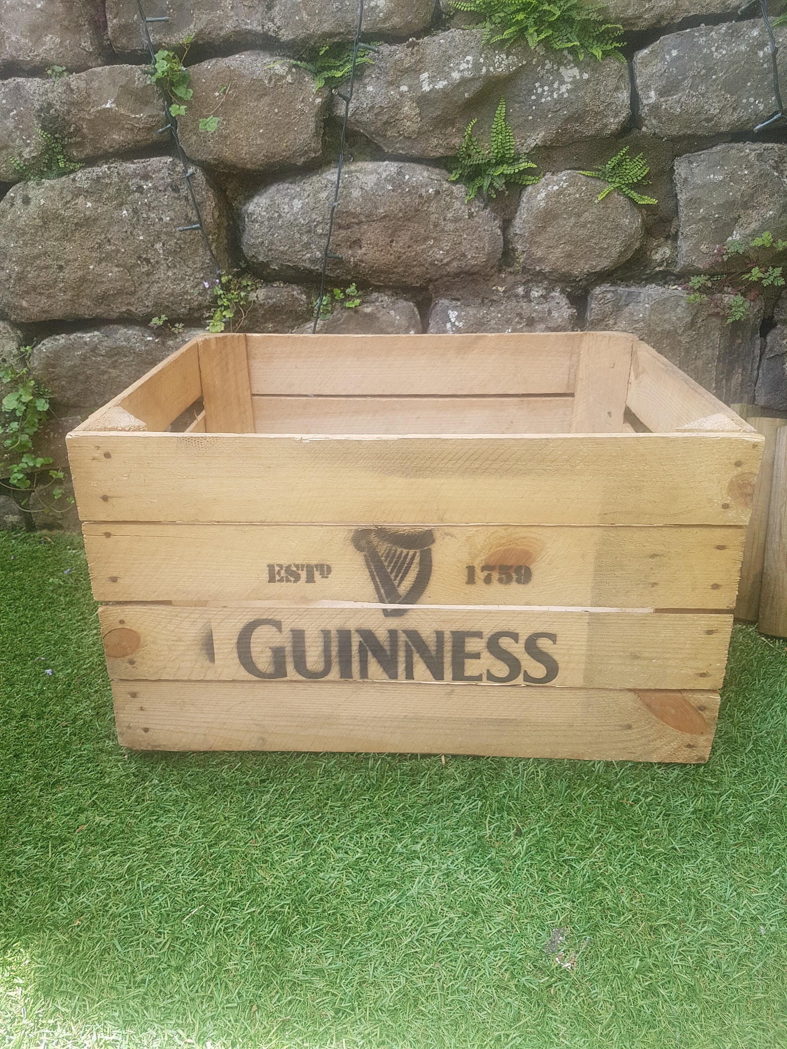 Irish Guinness Rustic Crate shipped to the USA fast delivery Etsy