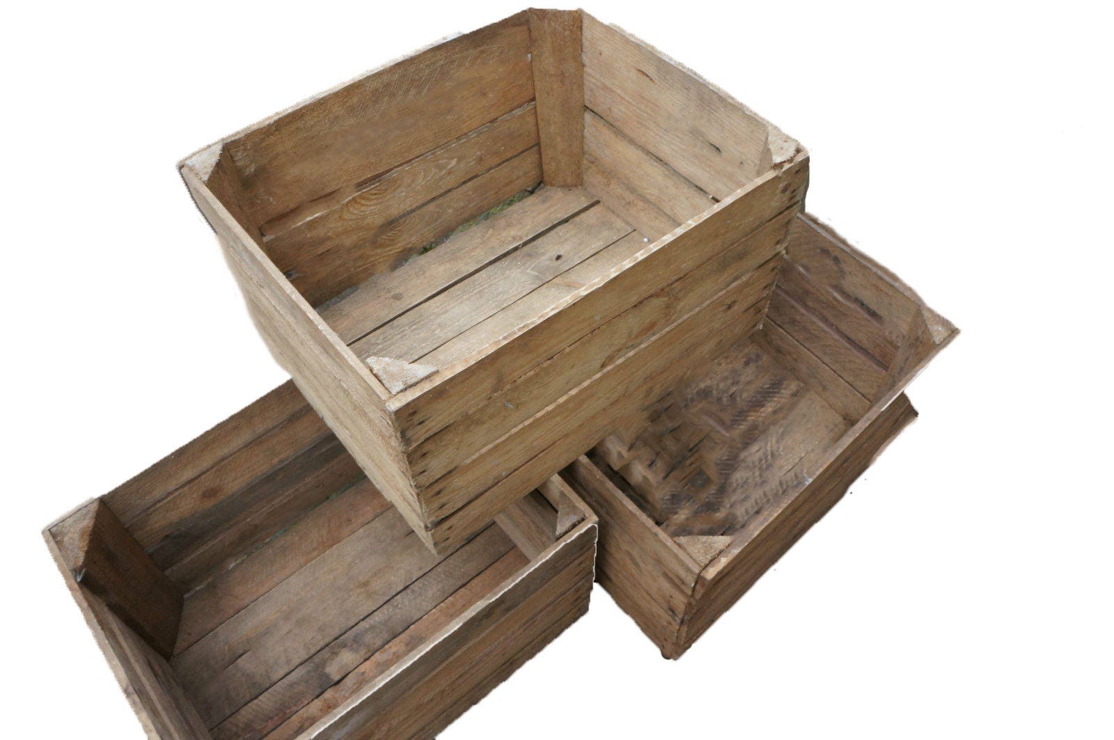 Vintage Wooden Apple Crates with Free Delivery Etsy