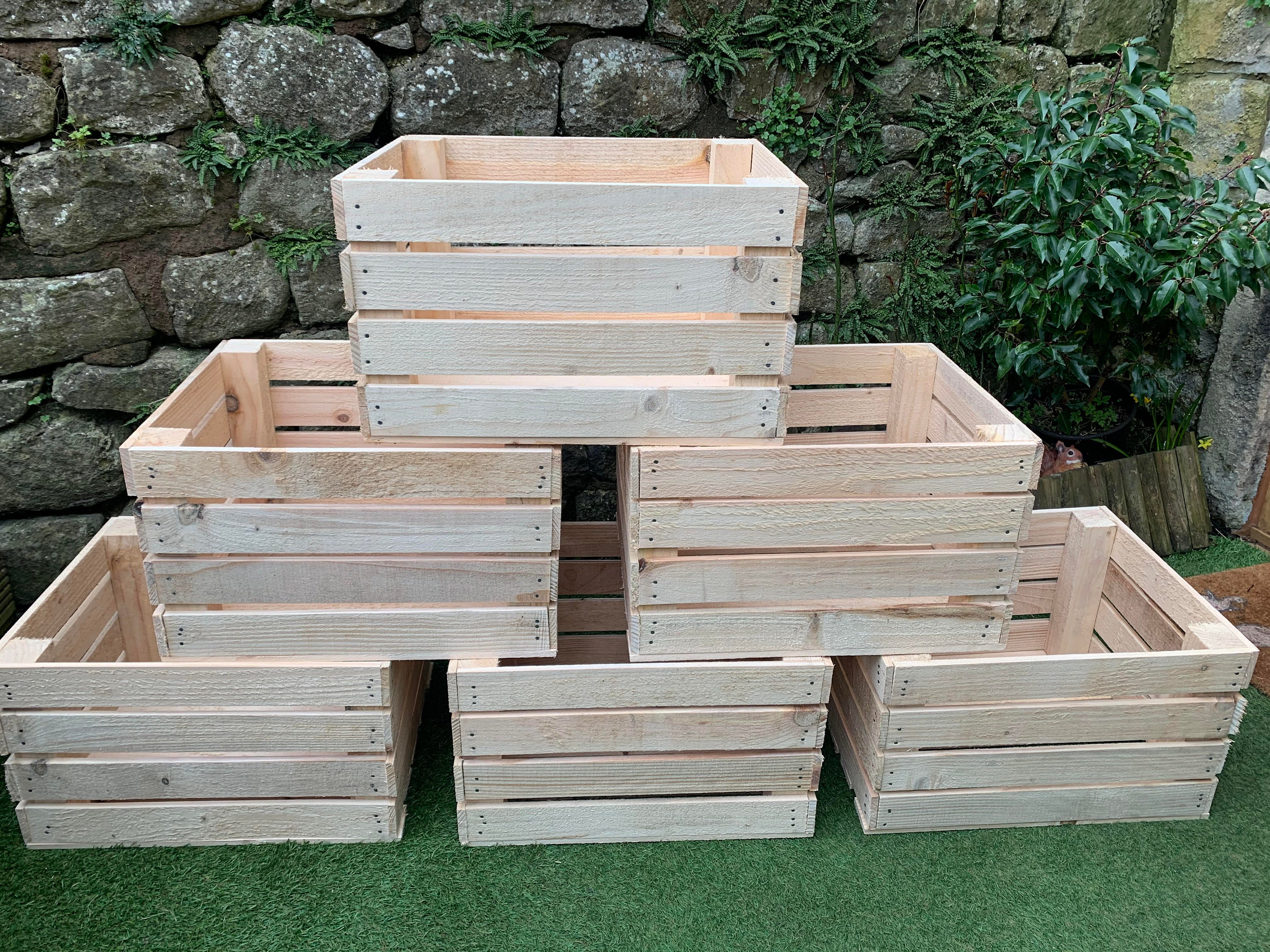 100 wooden crates including delivery uk only Etsy