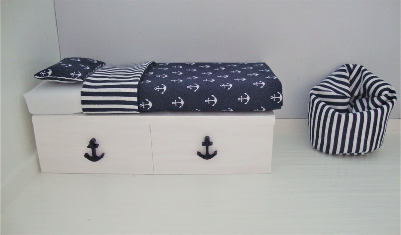 1 12 Nautical Bedroom Set For Dolls House